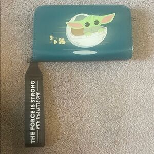 Star Wars Baby Yoda Wallet with Wrist Strap Wristlet
